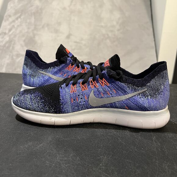 Nike Free RN Flyknit 2017 Shoes Womens Size 8 Running 880844-005 - Picture 7 of 10